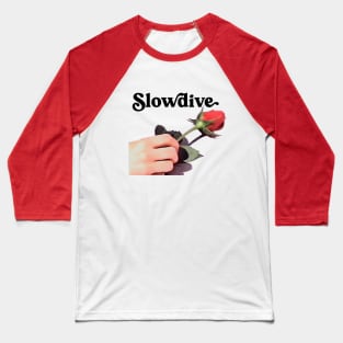 Retro 90s Style Slowdive Fan Design Baseball T-Shirt